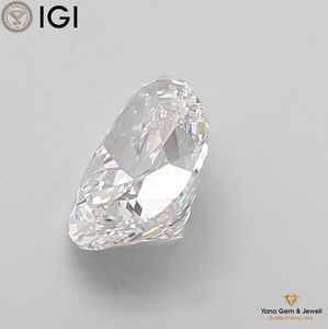 Magnifique bague solitaire en diamant de laboratoire CVD de 1,00 carat, forme poire, couleur F, clarté VVS1, certifiée IGI, pour un usage quotidien - Product Image 3