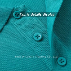 เสื้อโปโลปักลายขายส่ง, เสื้อยืดคอตตอน 100% เสื้อโปโลสำหรับตีกอล์ฟ, เสื้อโปโลแขนสั้นสำหรับผู้ชายปักโลโก้ตามสั่ง ผ้าฝ้ายแท้ 100% - Product Image 5