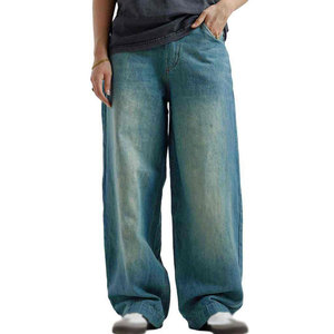 Pantalons pour hommes de qualité supérieure, service de fabrication OEM en gros, pantalons baggy en jean pour hommes lavés - Product Image 1