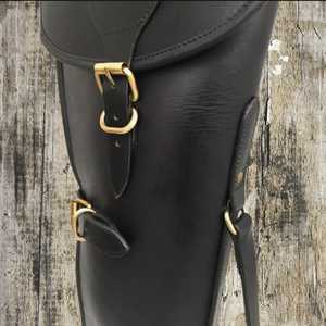 Housse et étui pour fusil en cuir véritable de qualité supérieure, imperméable, coupe-vent, respirant, imprimé hiver, fabriqué à la main, pour la chasse et le tir - Product Image 2
