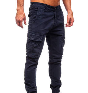 Pantalons cargo tactiques de qualité supérieure pour hommes, en coton, avec de nombreuses poches, pantalons de sécurité, pantalons de travail en polyester/coton - Product Image 4