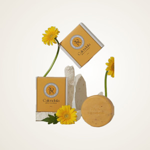 Cuidado de la Piel Coreano K-Beauty, Jabón de Caléndula Polmedison Signature 100g, Nuevo Tipo, Hecho en Corea, con Aceite de Oliva - Product Image 3