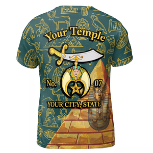 Camiseta Masónica Vintage para Hombre, Hijos de la Luz, Francmasonería Mundial, Camiseta de Manga Corta de Alta Calidad Hecha a Medida - Product Image 5