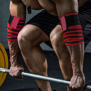 Bandes de genou et de coude personnalisables avec logo pour l'entraînement en salle de sport – Nouvelles bandes souples et ajustables pour la musculation et les exercices - Product Image 2