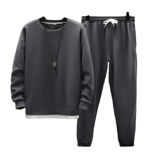 Completo da <span class=keywords><strong>Uomo</strong></span> Due Pezzi Stile Trendy Primavera/Autunno con Design e Logo Personalizzato OEM - Product Image 1