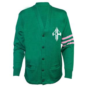 Make Your Custom Good Quality V-Neck for Sorority/Fraternity/Schools/Colleges/Universities Logo Knitted <b>Cardigans</b> <b>Sweaters</b> - Product Image 2