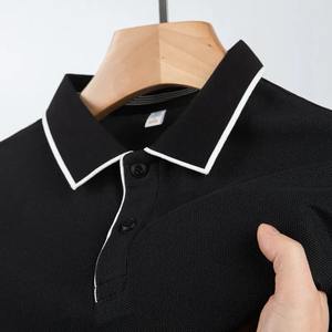 Camiseta Polo para Hombre, Nueva Colección 2026, Manga Corta, Transpirable, Mezcla de Algodón, Cuello Clásico, Estilo Casual Elegante para Negocios, Verano - Product Image 5