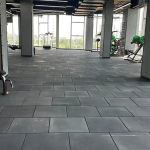 Carrelage en caoutchouc de sécurité recyclé moderne pour salle de sport, 25 mm - Product Image 1