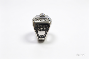 Bague de championnat d'État personnalisée, bague de champion sportif en acier inoxydable personnalisée, bijou commémoratif d'équipe - Product Image 3