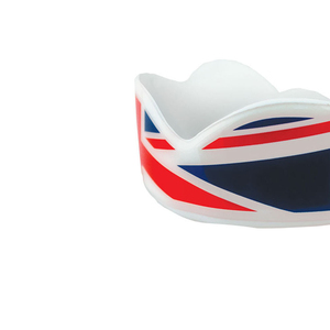 Protège-dents moderne en silicone avec motif Union Jack, équipement de sport protecteur moulable pour la boxe, léger, unisexe, pour adultes - Product Image 6