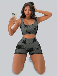 Ensemble de yoga trois pièces pour femmes : leggings de sport, soutien-gorge de sport, veste, vêtements de fitness et d'entraînement - Product Image 4