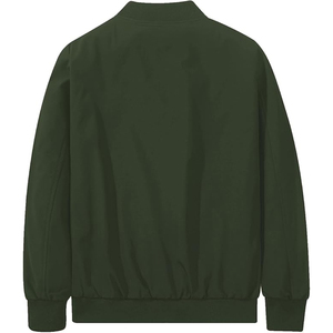 Chaqueta Bomber Personalizada para Hombre, Diseño Frontal Personalizado, Informal, para Invierno, Ligera, Transpirable, Impermeable, Ecológica, de Poliéster/Algodón - Product Image 2