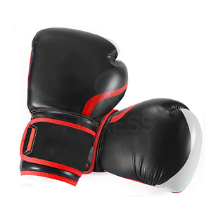 RC Fitness Wear PVC Boxing Gloves Windproof <b>Waterproof</b> Shock Absorbing Multi Density <b>Foam</b> Hook Loop Closure Gym Sports OEM ODM - Product Image 1