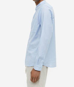 เสื้อเชิ้ตผ้าซาตินทรงหลวมสำหรับผู้ชาย แขนยาว สวมใส่ได้ทั้งลำลองและเป็นทางการ เหมาะสำหรับฤดูร้อน ผ้าฝ้าย ใส่ทำงานได้ - Product Image 2