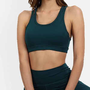 Soutien-gorge de sport à sublimation avec impression de logo personnalisée, nouveau design, dernière mode, élastique, impression par sublimation. - Product Image 1