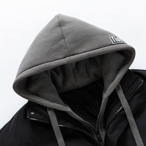 Chaqueta Bomber con Logotipo Personalizado, Ropa de Calle de Invierno, Media Cremallera, Transpirable, Impermeable, Ecológica, Tejido de Punto Grueso, Forro de Poliéster - Product Image 6