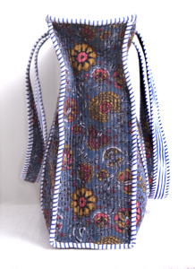 Sac fourre-tout matelassé en velours à imprimé floral indien, avec fermeture éclair et chaînes, nouveau design de mode estival pour femme, idéal pour la plage - Product Image 2
