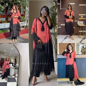 <b>Presenting</b> New Designer Party Wear Look Top Plazzo and Dupatta With Heavy Embroidery Beads Work - Product Image 3