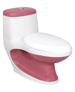 Inodoro de Cerámica Blanco de Diseño Moderno, de Una Pieza, con Sifón, Montado en el Suelo, con Tapa de Asiento de PP, Sanitarios - Product Image 4