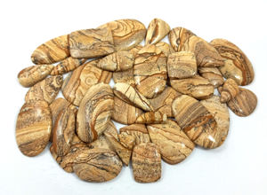 Cabochon de Jaspe Naturel Poli, Pierre Précieuse en Vrac, Pierre de Guérison - Product Image 5