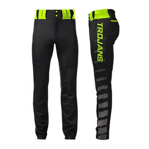Pantalons de baseball imprimés sur mesure, uniformes d'équipe OEM, respirants, à séchage rapide, extensibles, pantalons de baseball athlétiques, fournisseur en gros - Product Image 1