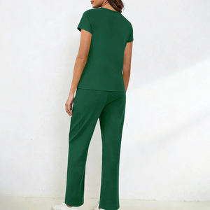 Conjunto de Uniforme Médico de Manga Corta para Enfermeras, Color Blanco, Diseño 2026, Superventas, para Mujeres - Product Image 6