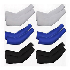 Manchons de compression sportifs unisexes pour jeunes et enfants, pour la pêche, le cyclisme, le football, le basketball, les jeux – Protection solaire UV vierge - Product Image 2