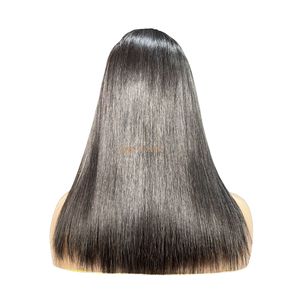 Perruques en cheveux humains Remy vietnamiens bruts, double épaisseur, longueur moyenne, sans colle, cuticules alignées, lisses comme des baguettes, toutes couleurs - Product Image 1