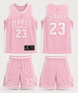 Jersey Basket Throwback Otentik Biru Muda Putih-Merah Kustom Terlaris Industri Grosir Langsung - Product Image 2