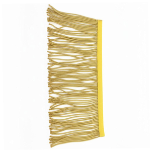 Frange en fil métallique décorative de haute qualité, écologique et durable, pour la maison, les textiles et les vêtements, sur mesure - Product Image 2