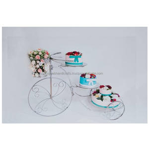 ขาตั้งเค้กโลหะทรงกลม ทำมือ สำหรับงานปาร์ตี้และงานแต่งงาน ขนาดปกติ - Product Image 1