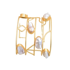 Pulsera Ajustable de Latón Chapada en Rodio, Joyería de Moda Unisex Hecha a Mano, Lista para Enviar al por Mayor - Product Image 3