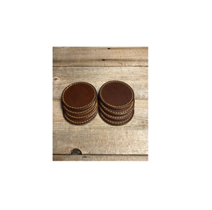 Ensemble de sous-verres en cuir noir avec support de rangement, tapis isolants carrés pour tasses, protège-tables - Product Image 2