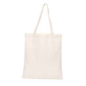 Bolsa de compras de lona de algodón natural con estampado de puntos y asa para el hombro, personalizada con logotipo, para mujer, al por mayor. - Product Image 2