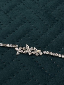 Magnífica Pulsera de Diamantes Cultivados en Laboratorio de 3.07 CT, Corte Marquise, Pera y Redondo, en Platino PT950 para Mujer - Product Image 3