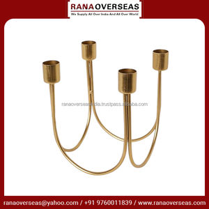 เชิงเทียนโลหะมีสไตล์ของตกแต่งโต๊ะแบบพรีเมี่ยมเหมาะสำหรับงานปาร์ตี้และงานอีเวนต์มีหลายขนาดและหลายดีไซน์ - Product Image 5