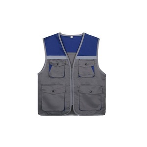 Customizable Multi Pocket Zip Industrial Safety <b>Waterproof</b> Security Reflective Jacket Vest - Product Image 6