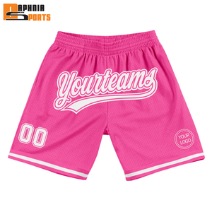Shorts de sport en maille pour hommes, personnalisables avec logo, imprimés par sublimation, style tendance, en polyester, décontractés, élastiques, pour le basketball, la gym et la course à pied, vente en gros - Product Image 1
