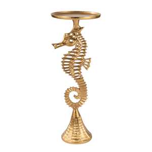 Limited Edition Antique Seahorse Pedestal <b>Console</b> <b>Table</b> Coastal Design Handmade Living Room Furniture Entryway Decor - Product Image 4