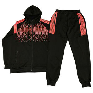 Custom Men's Sublimation Print Tracksuit Full <b>Zip</b> <b>Hooded</b> Sportswear Set Breathable Gym Training Suit Pattern Joggers Sweatpants - Product Image 3