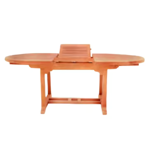MESA EXTEND DE MADERA DE TECA EXTERIOR HECHA EN INDONESIA - Product Image 1