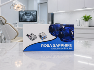 Brackets de Ortodoncia Manuales Rosa Sapphire, Monocristalinos, Transparentes, Estéticos, MBT 022, Alta Transparencia, Baja Fricción - Product Image 3