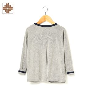 ODM Custom Print Rolled <b>Edge</b> Female Kids Girls <b>Cardigan</b> Jackets - Product Image 2