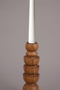 Nordic Natural Wood Handmade Round <b>Tealight</b> <b>Holder</b> Tabletop Centerpiece for Home Wedding Birthday Easter Decor - Product Image 4
