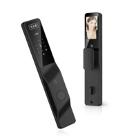 Cerradura Inteligente Tuya con Reconocimiento Facial 3D, Cámara de Seguridad WiFi con Mirilla, Videoportero y Cerrojo para Residencias PST-DDL9-TY