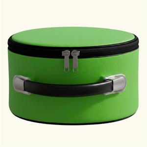 Estuche de Cuero de Alta Calidad para Fez Masónico - Porta Regalia de Lujo - Bolsa de Accesorios para Shriners de Cuero Genuino MFC-0018 - Product Image 2