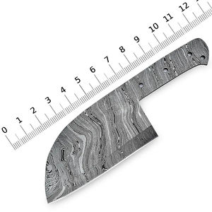 Cuchillo de Cocina Multifuncional Burraq DIY OEM, Hoja de Acero de Damasco Hecha a Mano, Diseño en Espiral, Regalo Perfecto para la Cocina - Product Image 5