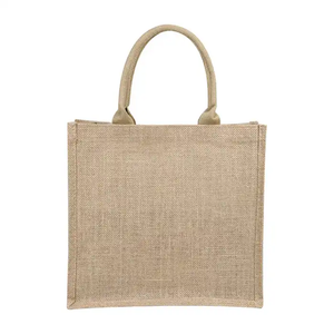 Sac de courses écologique en fibres naturelles, fabriqué à 100 % en jute - Product Image 5