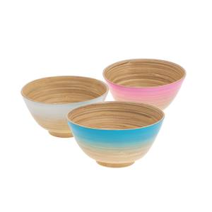 Tazón de Bambú Pulido Hecho a Mano con Bonito Diseño, Utensilios de Cocina Ecológicos, Tazones para Ensalada, Contenedor para Frutas y Alimentos, Venta al Por Mayor - Product Image 4