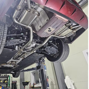 ระบบไอเสียหลังแมวประสิทธิภาพสูงสำหรับ Hyundai Genesis G70 3.3T (2018 ~ รุ่น)/maintec V4 CAT-Back BOLT-ON Type, EVC Valve - Product Image 1